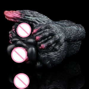 Masturbador de garra de dragón masculino de silicona, masturbador de juguete erótico con forma de pata de Animal de fantasía para adultos - Product Image 2