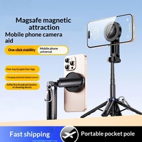 Nouvel accessoire magnétique 2026 pour téléphone portable : support de caméra et trépied mini à quatre pieds pour selfie