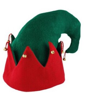 Venta al por Mayor de Gorros Navideños de Fieltro con Orejas de Elfo y Cascabeles - Product Image 3