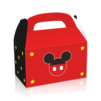 Personnalisée Mickey Minnie Thème Partie Cadeau Gâteau Boîte De Papier Goodies pour Articles De Fête
