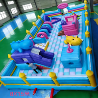 Château gonflable écologique pour enfants, structure gonflable en PVC de haute qualité avec toboggan pour fêtes, parcs et événements
