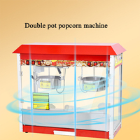 Machine à pop-corn commerciale Double Pot Popcorn Makers Popcorn Makers Utilisation pour le centre commercial KTV
