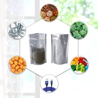 Sachets en plastique de qualité alimentaire personnalisés pochette debout d'emballage en feuille d'aluminium avec fermeture à glissière pour bonbons snacks aliments emballage