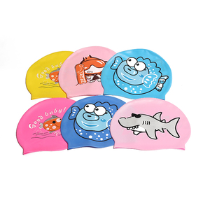 Nouveau <span class=keywords><strong>bonnet</strong></span> <span class=keywords><strong>de</strong></span> bain mignon dessin animé motif garçons et filles mode bébé haute Stretch Silicone étanche <span class=keywords><strong>bonnet</strong></span> <span class=keywords><strong>de</strong></span> bain - Product Image 1