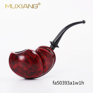 Bent Type Wooden Briarwood Pipe Light Colored Glossy Cumberland Tobacco Pipe Handmade Solid Wood Smoking Pipe Personal Gift - Product Image 5