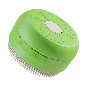 Peigne de massage multifonctionnel en silicone à piles pour le toilettage et le nettoyage des chats et des chiens - Product Image 2