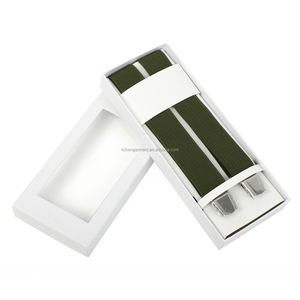 Bretelles de travail pour hommes en acier à 4 clips de 35 mm de style <span class=keywords><strong>X</strong></span>, vertes, robustes, marque personnalisée acceptée - Product Image 3