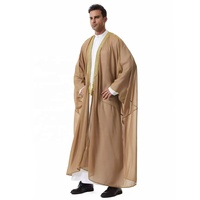 Robe longue en coton pour homme, style respirant, vente en gros disponible, nouveau style, thobe islamique pour hommes musulmans