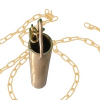 Échantillonneur de liquides industriel en laiton anti-étincelles TUOKAEX, certifié ISO9001, poli miroir, modèle 40*250mm, taille personnalisable