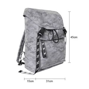 custom <b>Drawstring</b> and Flap Multi Pocket Scout <b>Backpack</b> for Outdoors Hiking Camping Vietnam Made - Product Image 2