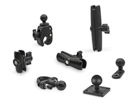 Support de tablette robuste à fixation rapide avec base à rotule de 1,5 pouce et pince réglable pour tuyaux de 1,5 pouce