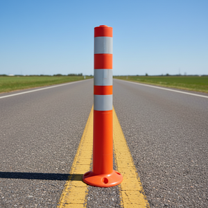 Poteaux de signalisation routière anti-collision à ressort pour projets en Malaisie / Poteaux de délimitation flexibles / Prix des poteaux de clôture - Product Image 3