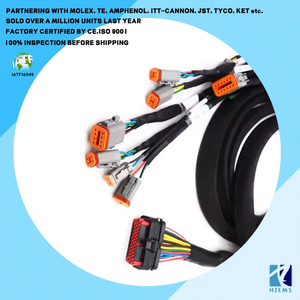 拖拉机拖车叉车挖掘机连接器线束定制线束制造商 - Product Image 3