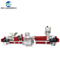 Machine de granulation de plastique recyclé, ligne de recyclage du plastique, certifiée CE, granulateur à vis simple, 100 kg/h