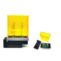 Luz de Advertencia de 12v 110v 220v, Lámpara de Alarma Intermitente para Abridor Automático de Puerta Corredera o Abatible