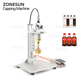 ZONESUN ZS-XGPZ1 Máy Đóng Nắp Chai Nhựa Để Bàn Bằng Khí Nén Hoàn Toàn Bán Tự Động Cho Nắp Chai 10-50MM - Product Image 6