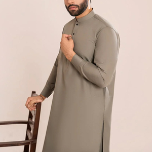 Fabricants professionnels de Salwar Kameez pour hommes, faible MOQ, nouvelle collection, coton de haute qualité, tenue de soirée, options personnalisées, service OEM - Product Image 4
