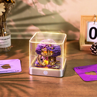 Bloc-notes 3D DIY à déchirer, Calendrier 2027, Sculpture Maison Arbre, Cube de Papier, Bloc de Mémos pour Décoration de Bureau et Cadeau