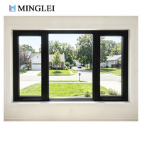 Ventanas de Aluminio con Triple Acristalamiento y Apertura Oscilobatiente, Estilo Europeo, con Certificación Energy Star, Aislamiento Térmico