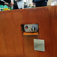 Chauffage à gaz pour l'extérieur en acier à commande manuelle Table à feu carrée Foyer personnalisé