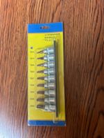 3/8 "Square Drive Socket Bit Set Trinquete Llave Manga S2 Torx Destornillador Bits Kit de herramientas de mano