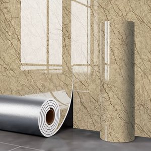 High Performance 3D Marble <strong>Wall</strong> <strong>Vinyl</strong> Reinforced Waterproof Layer Fade Wear Resistant High Traffic Areas - Product Image 2