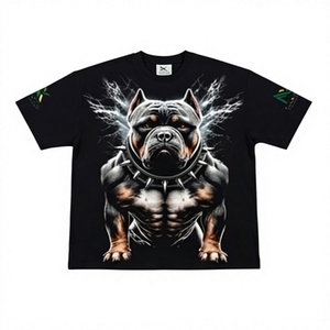 New Style Custom Men Regular Fit Heavyweight Cotton Jersey <b>T</b>-<b>Shirt</b> Vintage Streetwear Edgy <b>Skulls</b> Graphic Digital Breathable - Product Image 4