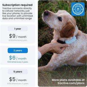 เครื่องติดตามสัตว์เลี้ยง Tractive Dog 6 GPS ระบุตำแหน่งสัตว์เลี้ยงแบบเรียลไทม์ พร้อมตรวจสอบสุขภาพสำหรับสุนัข - Product Image 6