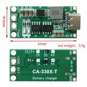 Type C USB C Step-up Boost Module 1A/2A/4A <b>18650</b> Lithium Battery <b>Charger</b> Board BMS 2S 3S 4S Li-Po Power Bank PCB PCBA - Product Image 2