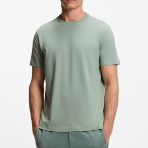 Casual Comfort Fit <b>Mens</b> <b>Stretch</b> Cotton Tshirt Designed For Everyday Wear Relaxed Lifestyle Activities And Modern Fashion - Product Image 1