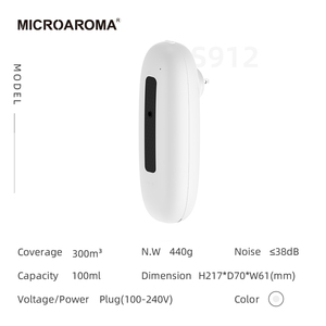 Difusor de Aroma de electricidad con enchufe portátil, logotipo personalizado, dispositivo difusor de atomizador de vapor sin agua montado en la pared del hogar - Product Image 5