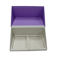 Boîte d'emballage cadeau en carton rigide magnétique personnalisée avec logo, avec insert en mousse EVA pour boîte de rangement de stylo à peptides
