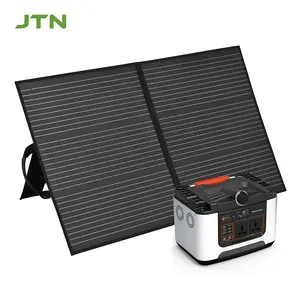 Panneaux solaires photovoltaïques portables de camping pliables Cellules monocristallines 100w 18v Kit de charge pliant solaire