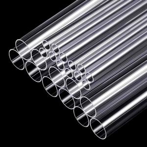 Tubes ronds en polycarbonate transparent extrudé, tubes creux en polycarbonate, 500 mm, dimensions personnalisées OD ID longueur, haute clarté, résistance aux chocs - Product Image 3