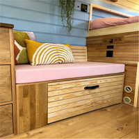 Matelas de luxe en mousse à mémoire de forme sur mesure pour camping-car, coussin de dinette haute densité, soulagement de la pression, coussin de caravane léger, soutien de la colonne vertébrale