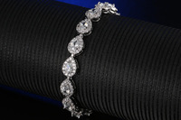 Offre Spéciale Bracelet en or 14 carats avec diamants Bijoux élégants Bracelets en diamant de laboratoire à prix réduit