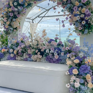 Söz düğün çiçek koşucu düğün arka plan dekorasyon yapay çiçek koşucu - Product Image 6