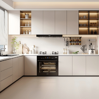Armoires de cuisine en bois sur mesure pour projets d'aménagement intérieur |   Solution complète pour armoires résistantes à l'eau et écologiques