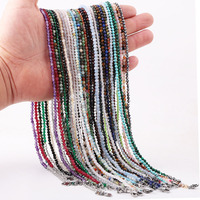 Nouveau Design Collier Ras-de-Cou Femme en Pierres Naturelles Facettées 2 mm 3 mm, Perles Faites à la Main en Pierre de Lune et Quartz, Bijoux JNK9357
