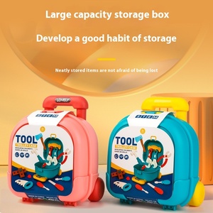 Ensemble d'outils de maison de jeu en plastique éducatif pour enfants cultivant la capacité pratique avec outil de réparation de boîte de traction pour l'apprentissage <span class=keywords><strong>du</strong></span> jeu - Product Image 3