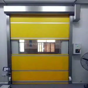 Nhà Máy Bán buôn cam tự động cảm ứng xếp chồng cửa PVC tốc độ cao cửa