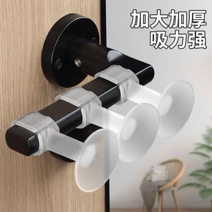 Tope de puerta de silicona transparente, pequeño, para montaje en suelo, diseño minimalista, fácil instalación, para protección de la manija de la puerta - Product Image 2