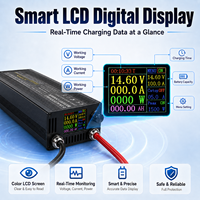 Chargeur de batterie haute puissance Kunavaro LiFePO4, tension réglable 0-15V, courant 0-100A, charge rapide intelligente, sortie CC pour voitures, golf
