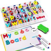 Kit de lettres de l'alphabet en résine colorée – Jouet éducatif durable et imperméable pour l'apprentissage de l'orthographe et des formes chez les tout-petits et les enfants d'âge préscolaire