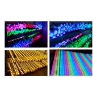 Lumières LED Gemstone pour toit de maison, éclairage paysager permanent de Noël, 12V 24V 0.96W RGBW IP68 étanche PC LED 5000K Lumière du jour extérieure