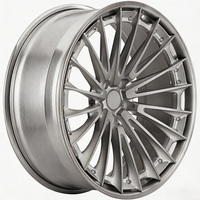 Rines Forjados Ligeros de 2 Piezas con Acabado Cepillado Personalizado de 19, 20, 21, 22 y 23 Pulgadas, 5X120 5X114.3, con Logotipo Personalizado para Serie 5 y Maxima
