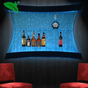 Living Room Wall Showcase Water Bubble Hanging Wine Cabinet