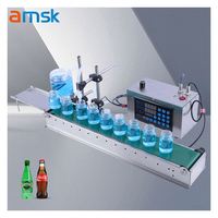 Machine de remplissage automatique LSX-6000 à pompe magnétique compacte pour lait, jus, eau, huiles essentielles et parfums – Équipement de ligne de remplissage automatique
