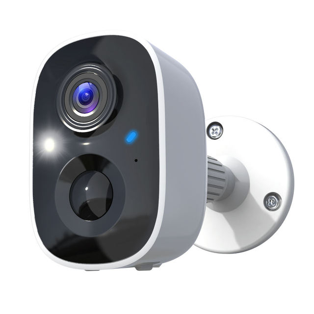 Smart Home 1080P WiFi Battery Operated Outdoor Security Camera CMOS 120 Wide Angle Two-Way Audio Free 3-Day Cloud Storage
