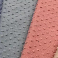 Tissu en polyester viscose rayonne personnalisé Little DOT 77% polyester 23% rayonne Tissu jacquard en rayonne à fleurs coupées pour vêtements féminins